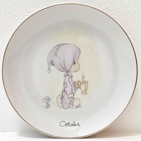 Precious Moments Months of the Year Plates - October - Picture 1 of 11